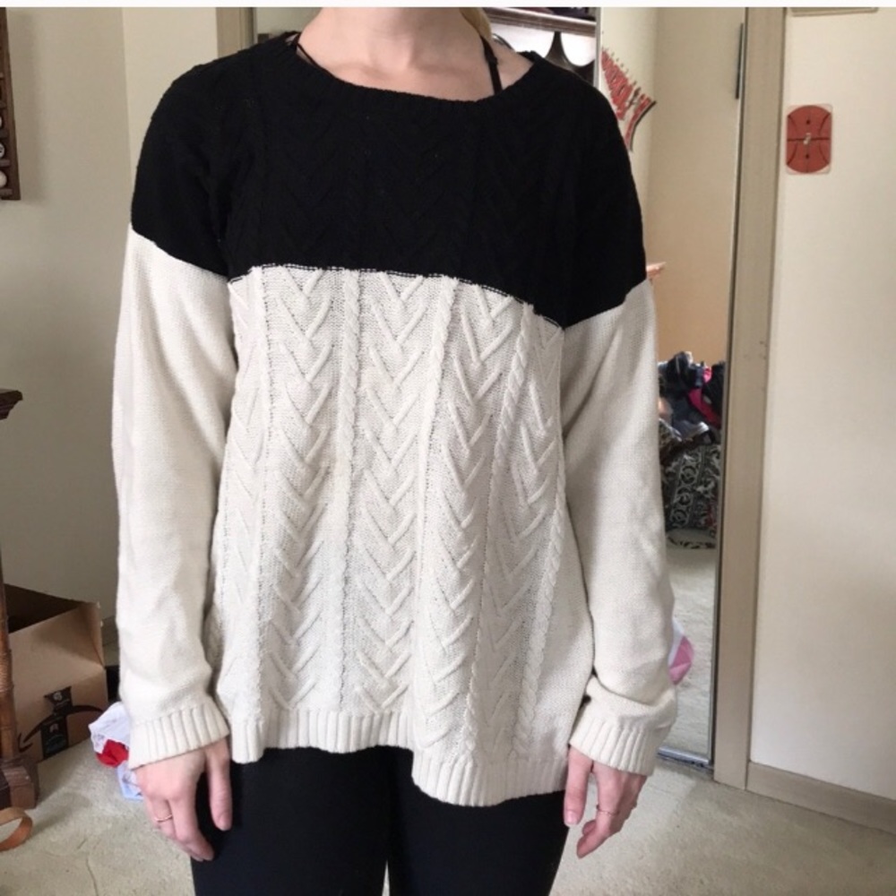 Forever 21 color block sweater